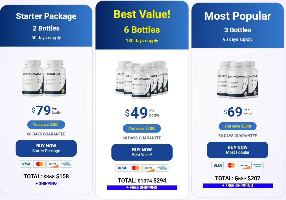HormoVance Price